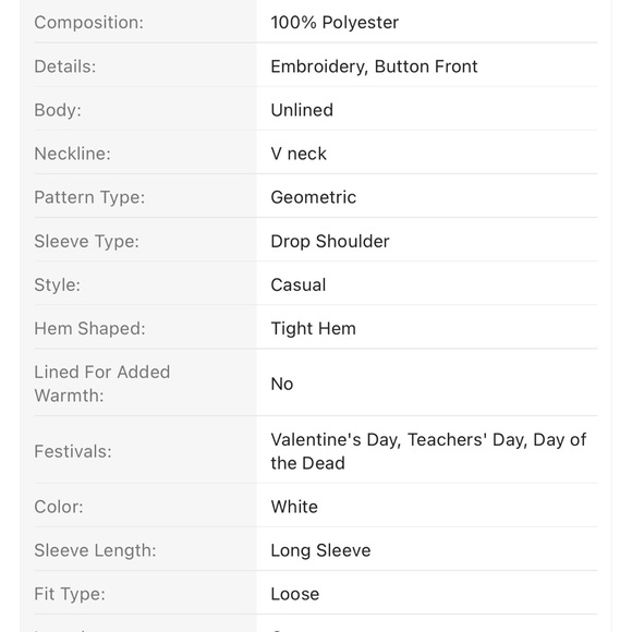 White Heart Patterned Women's Sweater - Picture 4 of 4